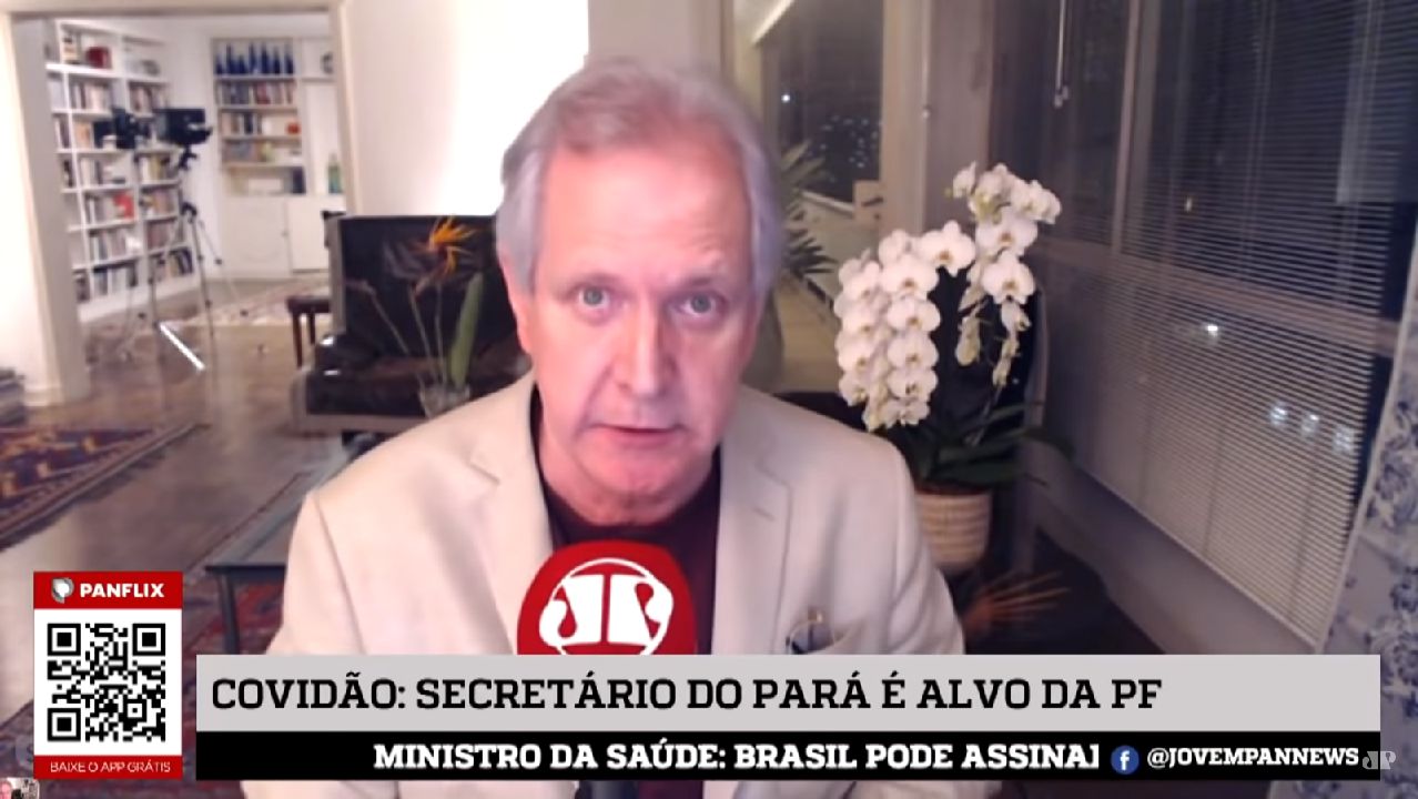 Augusto Nunes sobre Covidão: "Os secretários que Helder Barbalho nomeia são secretários á sua imagem e semelhança!"