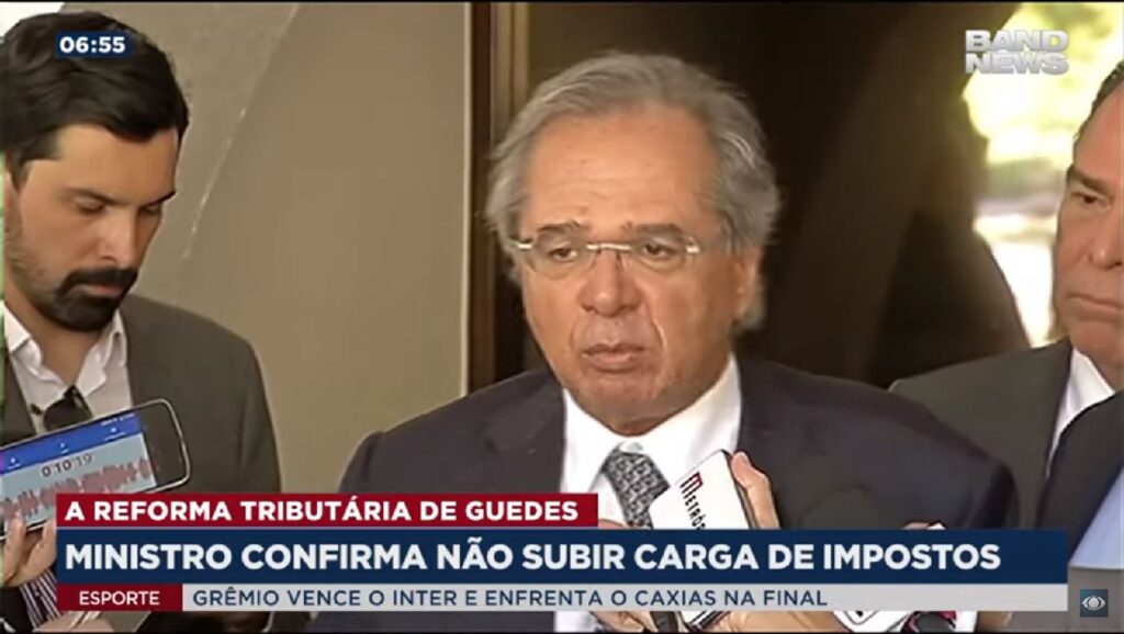 Paulo Guedes diz que não vai subir carga tributária: "O povo brasileiro já paga impostos demais"