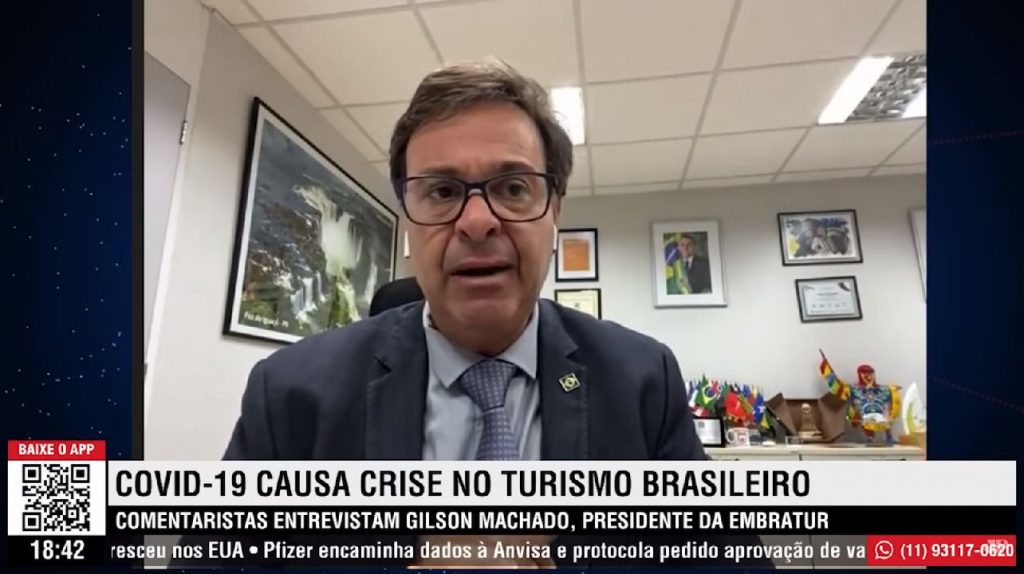 Presidente da Embratur afirma que o Turismo Brasileiro está se recuperando