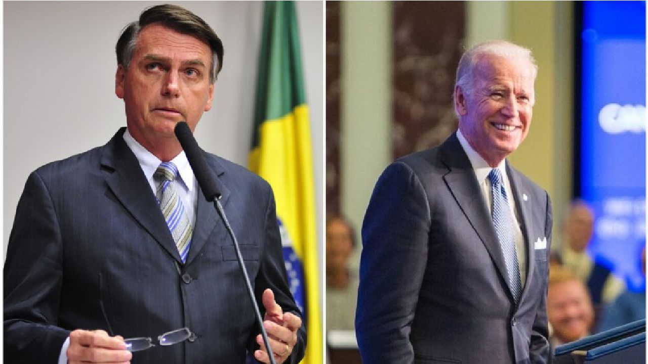 Presidente Bolsonaro cumprimenta novo presidente dos EUA, Joe Biden