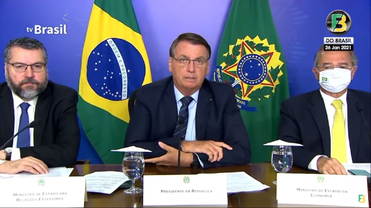 Presidente Bolsonaro descarta prorrogação do auxílio emergencial