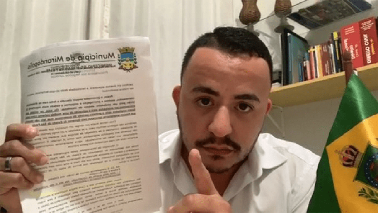 Após contrariar Doria, prefeito de Mirandópolis (SP) é multado e tens bens bloqueados