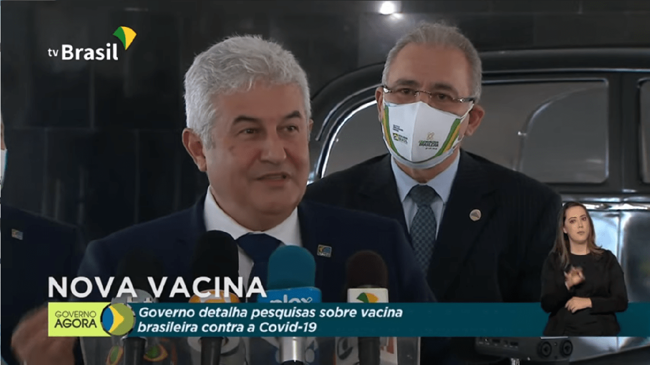 Marcos Pontes anuncia início de fase de testes de três vacinas produzidas no Brasil