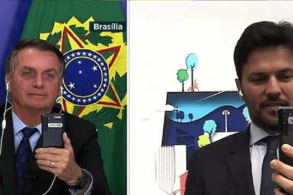 Bolsonaro e Ministro das Comunicações fazem 1ª videochamada em 5G no Brasil