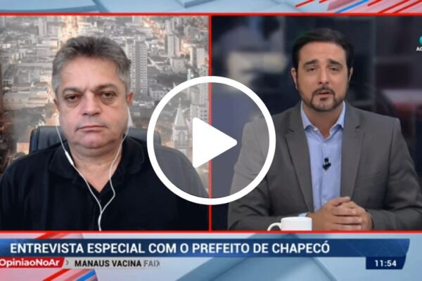 Bolsonaro "saiu daqui entusiasmado", afirma prefeito de Chapecó