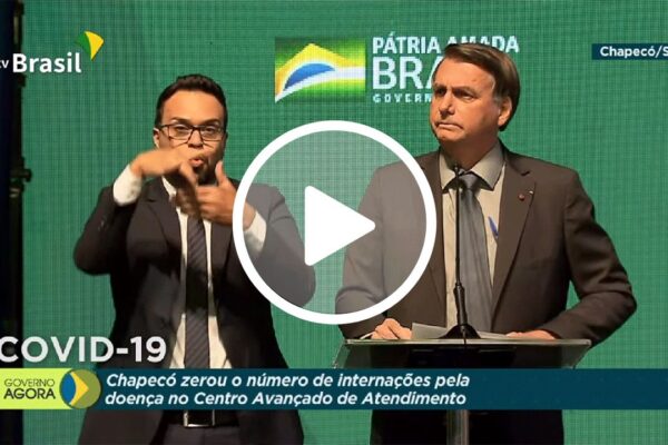 Em Chapecó, Bolsonaro volta a criticar ex-ministro da Saúde, Luiz Henrique Mandetta