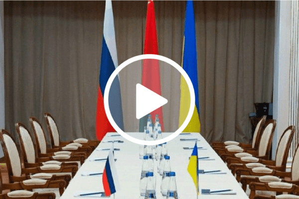 2° rodada de negociações entre Rússia e Ucrânia será realizada nesta quarta (2)