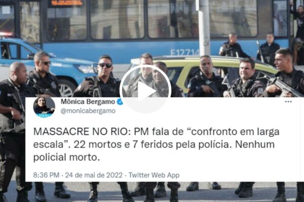 "Está defendendo bandido?", questionam internautas que criticam a colunista da Folha que apontou que "nenhum policial foi morto" em operação no RJ