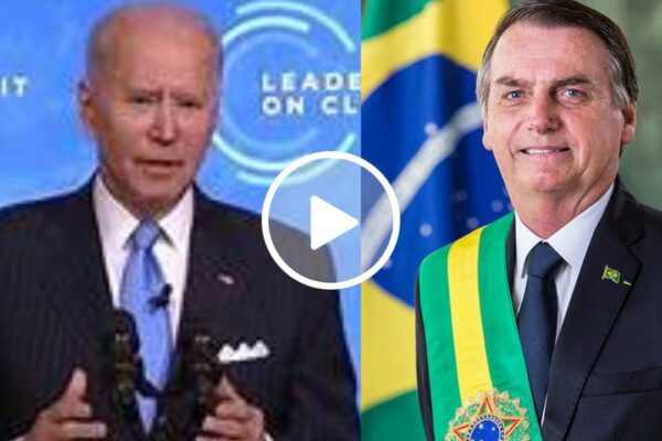 Presidente Bolsonaro e Joe Biden vão conversar sobre clima e eleições