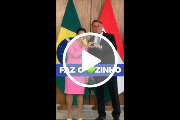 Bolsonaro recebeu presidente da Hungria nesta segunda