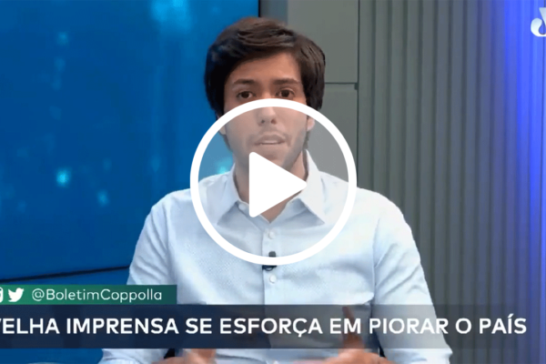 Caio Coppolla aponta que mídia "bem paga" se dedica a divulgar mentiras sobre um Brasil em crise
