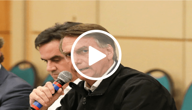 Bolsonaro: “Somos contra o controle da mídia e internet”